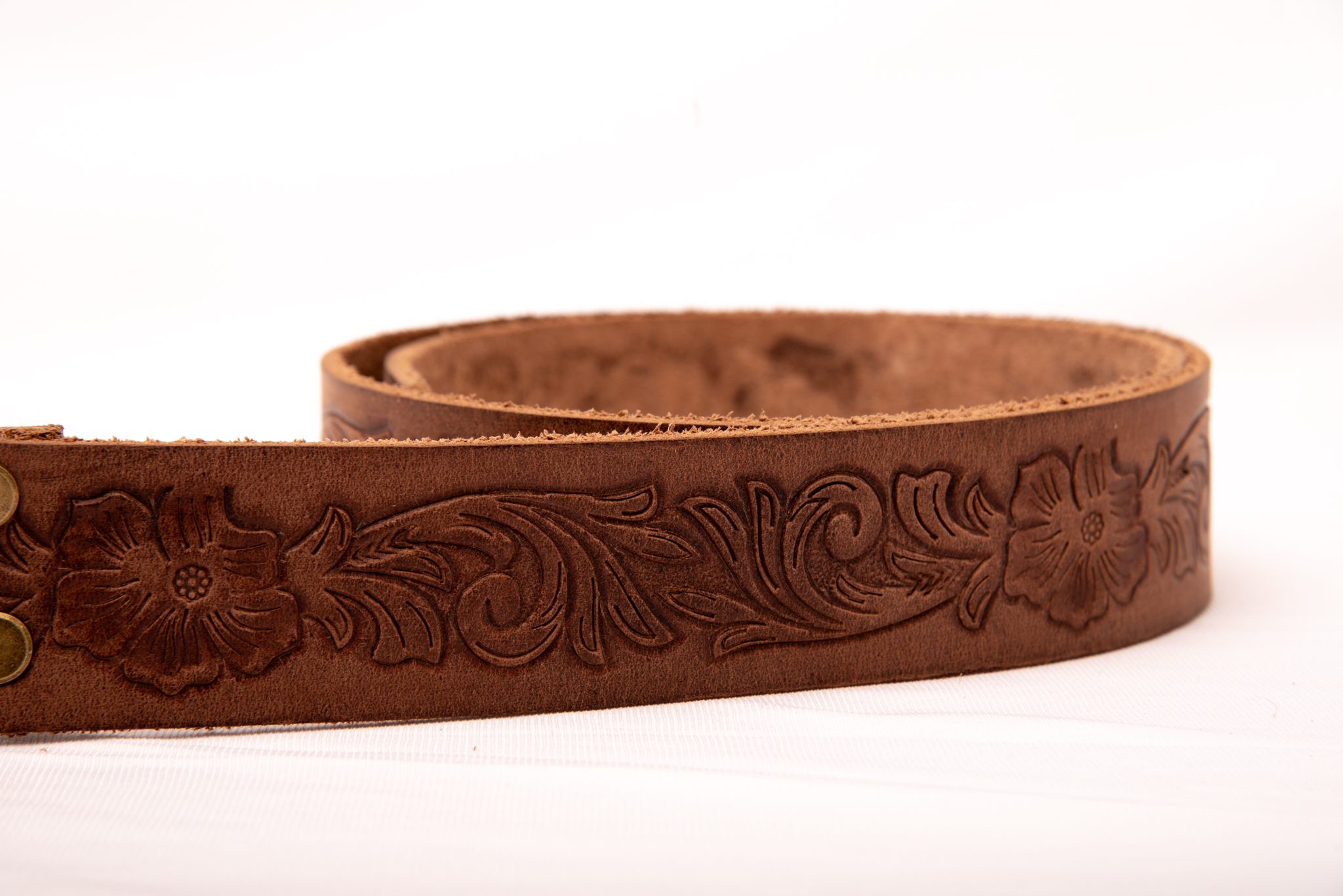 TROT Highland Stag – Embossed Buffalo Leather Belt - Image 4