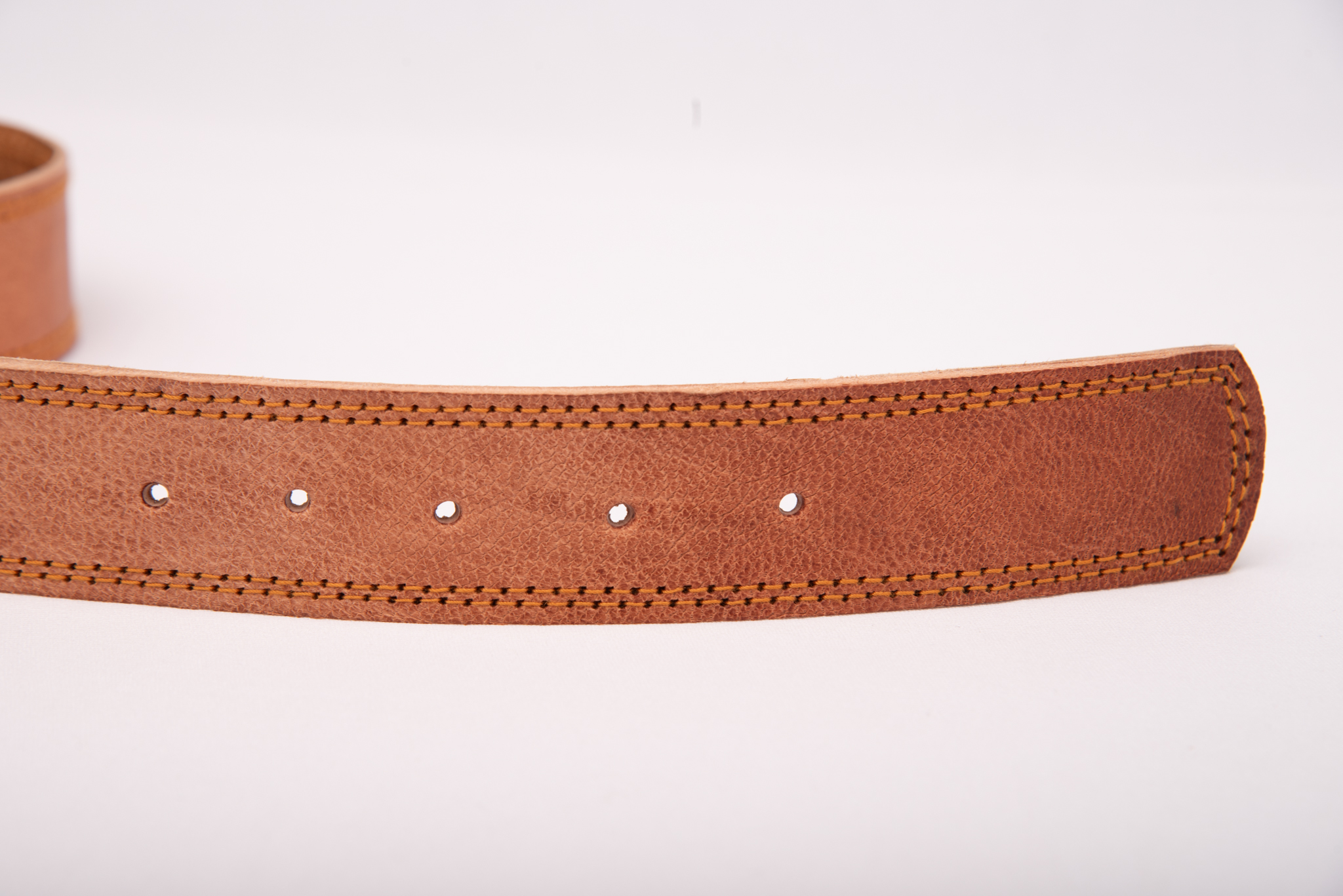 TROT Forest Clash – Goat Leather Belt with Embossed Oval Buckle - Image 4