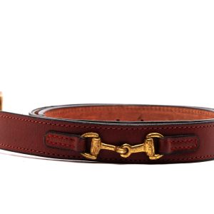 TROT Heritage Reins – Horse Bit Embossed Buffalo Leather Belt - Image 5
