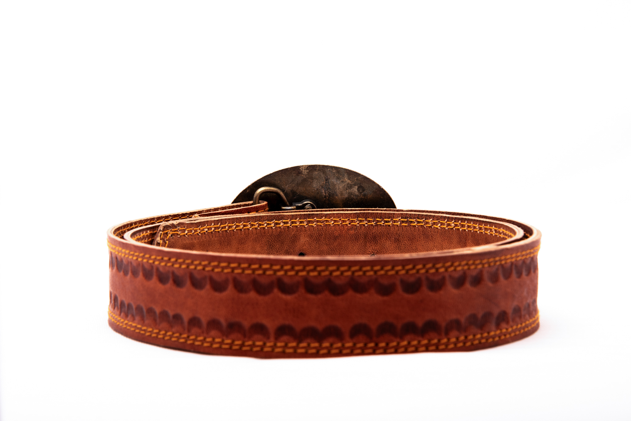 TROT Royal Crest – Embossed Goat Leather Heritage Belt - Image 2
